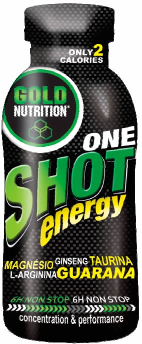Gold Nutrition One Shot Energy 20 botellas x 60 ml Gold Nutrition One Shot Energy 20 botellas x 60 ml