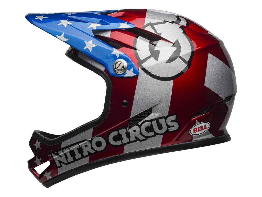 Bell Sanction 2019 Red/silver/blue Nitro Circus L Bell Sanction 2019 Red/silver/blue Nitro Circus L