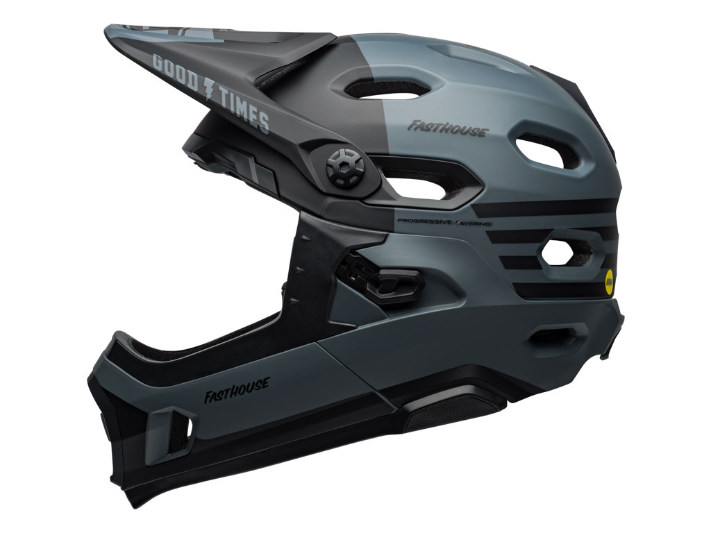 Bell Super Dh Mips 2019 Grey/black Fasthouse S Bell Super Dh Mips 2019 Grey/black Fasthouse S