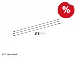 Zipp Rep Spoke 276mm Cx-ray Noir Droit (3u.)