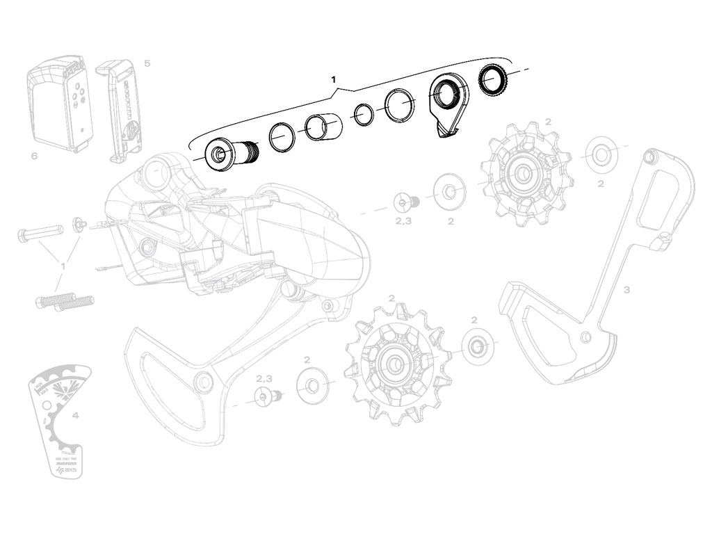 Sram Rec Tornillo Cambio Xx1 Eagle Axs Sram Rec Tornillo Cambio Xx1 Eagle Axs