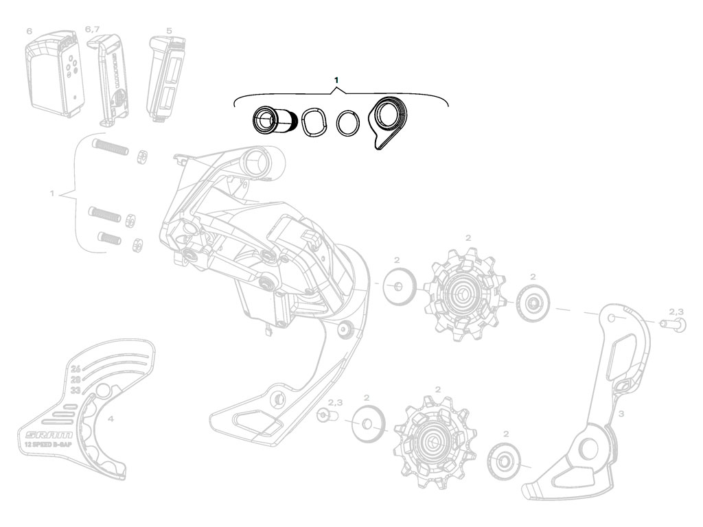 Sram Rec Kit Tornillo Cambio Red Etap Axs Sram Rec Kit Tornillo Cambio Red Etap Axs