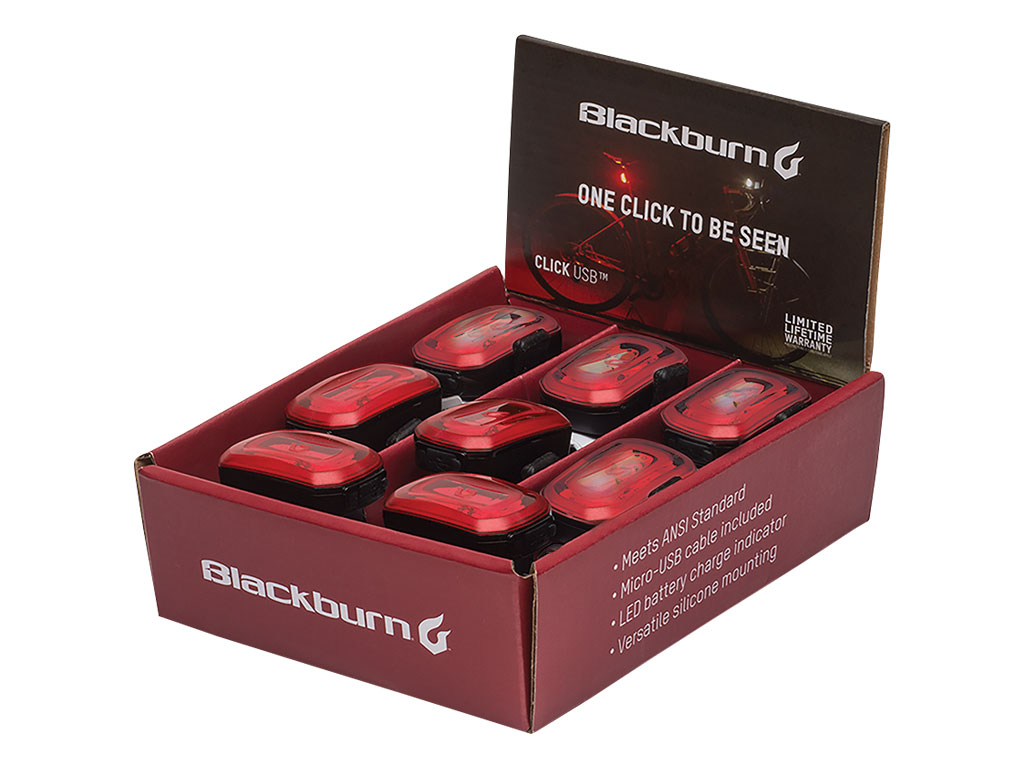 Blackburn Click Usb Rear Light Pdq Black Blackburn Click Usb Rear Light Pdq Black
