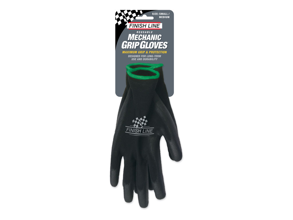 Finish Line Guantes Mecánicos Talla S/M Negro/Verde Finish Line Guantes Mecánicos Talla S/M Negro/Verde