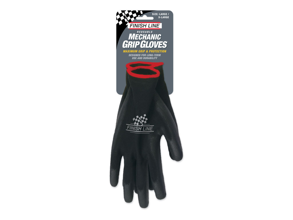 Finish Line Guantes Mecánicos Talla L/XL Negro/Rojo Finish Line Guantes Mecánicos Talla L/XL Negro/Rojo