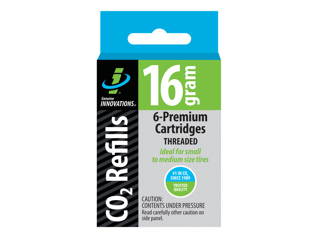 Genuine Innovations Pack-6 Co2 16g Con Rosca Genuine Innovations Pack-6 Co2 16g Con Rosca