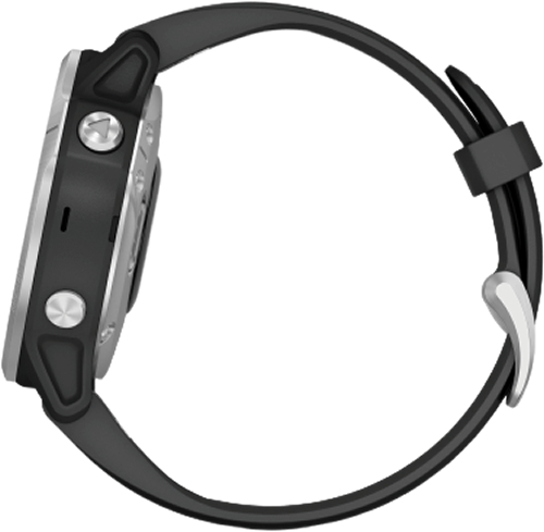 Garmin Fenix 6S Plata-Negro con Correa Negra Garmin Fenix 6S Plata-Negro con Correa Negra