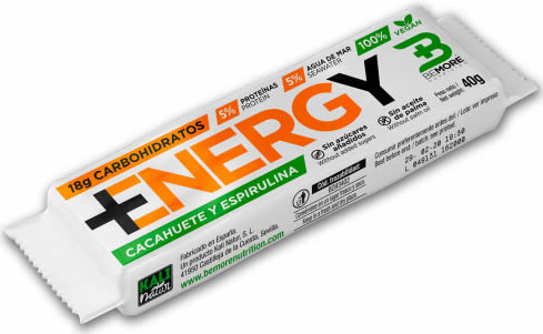 Bemore Nutricion +Energy Barrita Energética1 barrita x 40 gr Bemore Nutricion +Energy Barrita Energética1 barrita x 40 gr