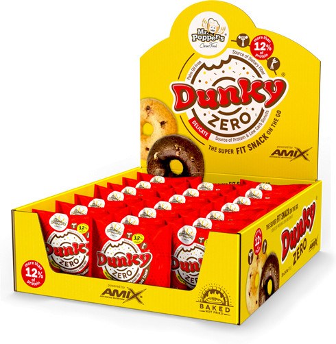 Amix Dunky Zero Mr Poppers 20 rosquillas x 70 gr Amix Dunky Zero Mr Poppers 20 rosquillas x 70 gr