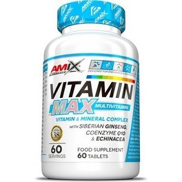 Amix Performance VitaMax Multivitamin 60 Tabletten - Enthält Vitamine und Mineralstoffe / Kompletter Vitaminkomplex