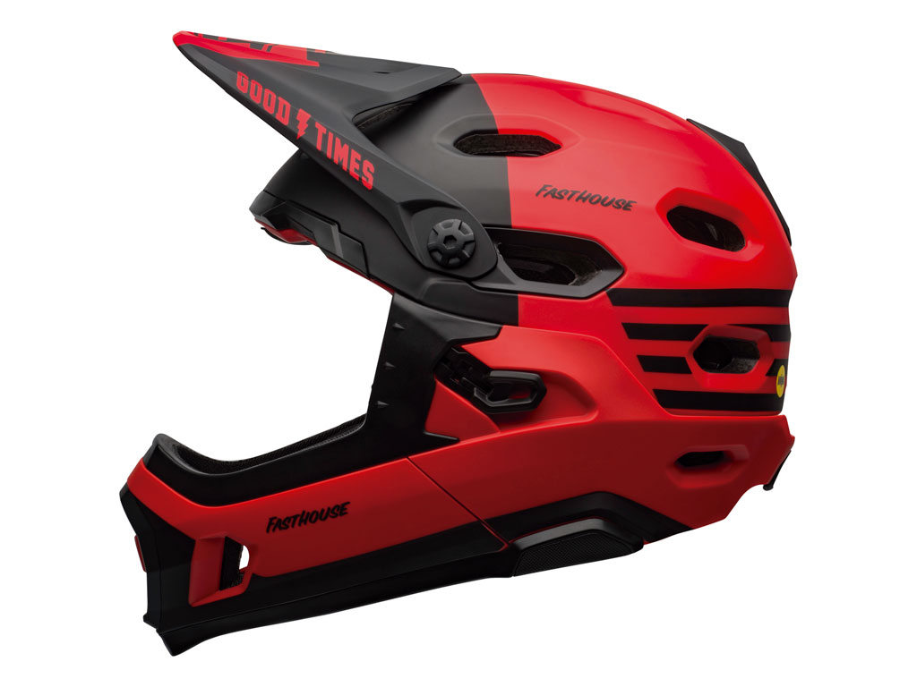 Bell Super Dh Mips 2020 Red/black Fasthouse M Bell Super Dh Mips 2020 Red/black Fasthouse M