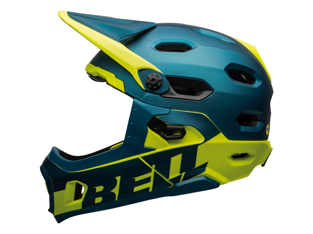 Bell Super Dh Mips 2020 Blue/hiviz L Bell Super Dh Mips 2020 Blue/hiviz L