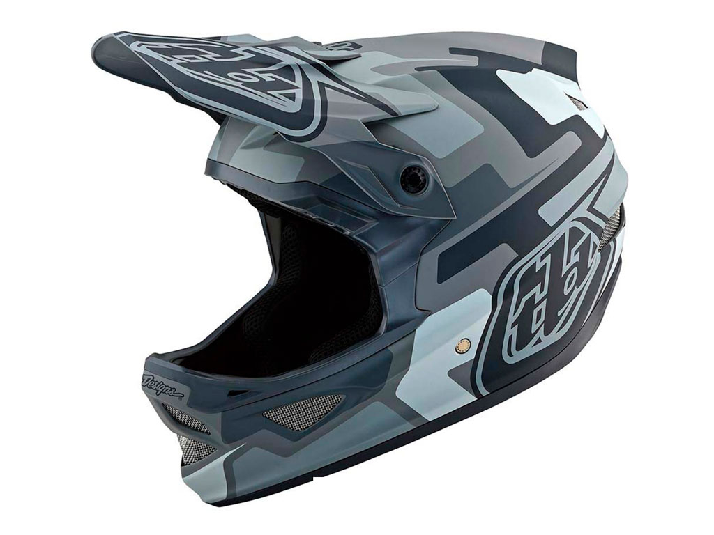 Troy Lee Designs D3 Fiberlite 2019 Factory Camo Gray S Troy Lee Designs D3 Fiberlite 2019 Factory Camo Gray S