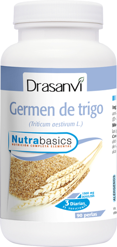 Drasanvi Nutrabasics Germen de Trigo 500 mg 90 perlas Drasanvi Nutrabasics Germen de Trigo 500 mg 90 perlas
