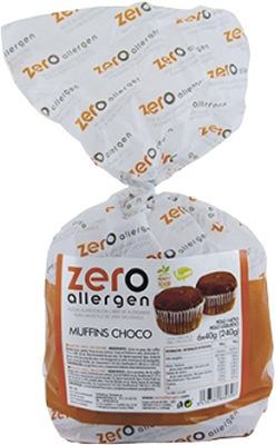 Prisma Natural Zero Allergen Muffins Choco 6 uds x 40 gr Prisma Natural Zero Allergen Muffins Choco 6 uds x 40 gr