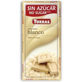 Torras Chocolate Blanco Sin Azucar 75 Gr
