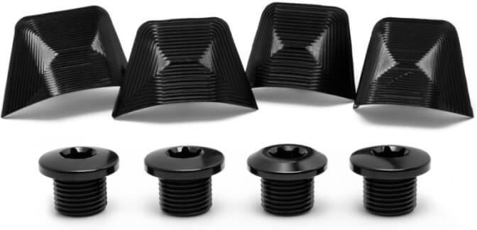 Absolute Black Repuesto - Road Bolt Covers - Dura Ace 9000 Covers + Bolts Black Absolute Black Repuesto - Road Bolt Covers - Dura Ace 9000 Covers + Bolts Black