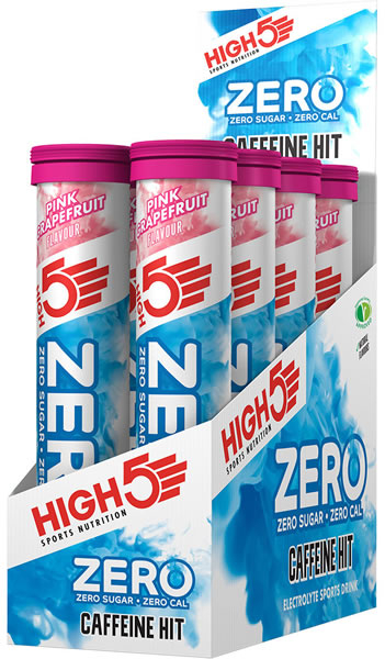 High5 ZERO Caffeine Hit - Bebida Isotonica + Cafeina 8 tubo x 20 tabl High5 ZERO Caffeine Hit - Bebida Isotonica + Cafeina 8 tubo x 20 tabl