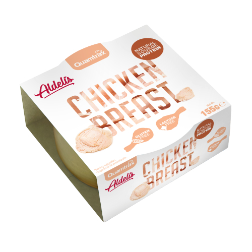 Quamtrax Chicken Breast - Pechuga de Pollo al Natural 155 gr Quamtrax Chicken Breast - Pechuga de Pollo al Natural 155 gr