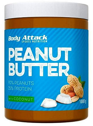 Body Attack Mantequilla De Cacahuete Con Coco 1kg Body Attack Mantequilla De Cacahuete Con Coco 1kg
