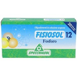 Specchiasol Fisiosol 12 Fosforo 20 Viales
