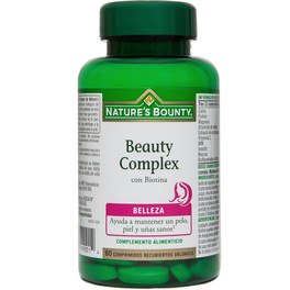 Nature's Bounty Beauty Complex Con Biotina 60 Comp Recubiertos