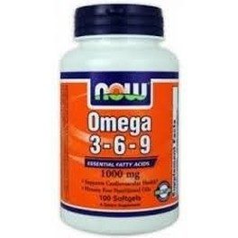 Now Omega 3-6-9 1000 Mg 100 Perlas Origen Vegetal