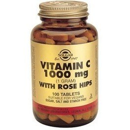 Solgar Vitamina C 1000 Mg 100 Comp Com Rosa Mosqueta