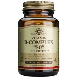 Solgar Vit B Complex 50 100 Vcaps