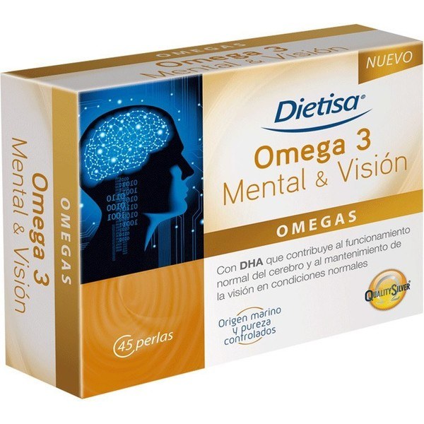 Dietisa Oméga 3 Mental & Vision 45 Perles