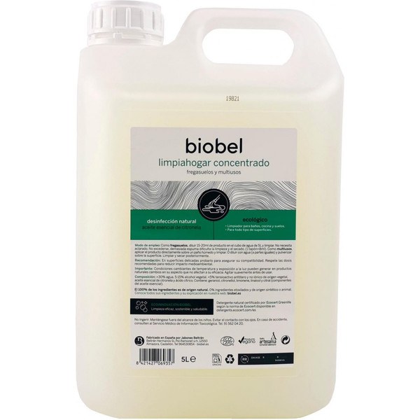 Biobel Beltran Eco Detergente per la Casa 5 Litri