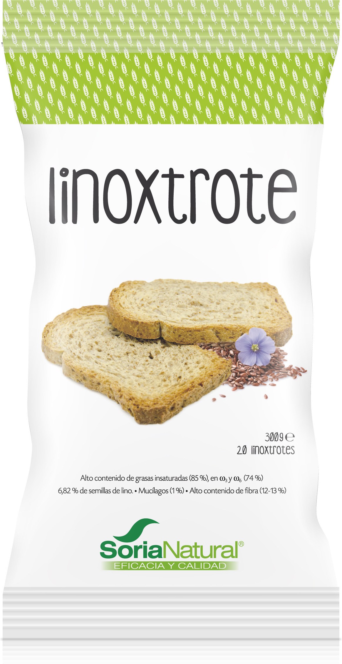 Soria Natural Pan Linoxtrote 300 Gr Soria Natural Pan Linoxtrote 300 Gr