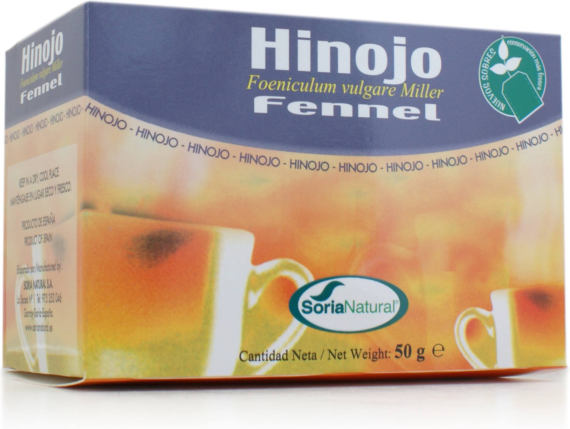 Soria Natural Hinojo 20 Filtros Soria Natural Hinojo 20 Filtros