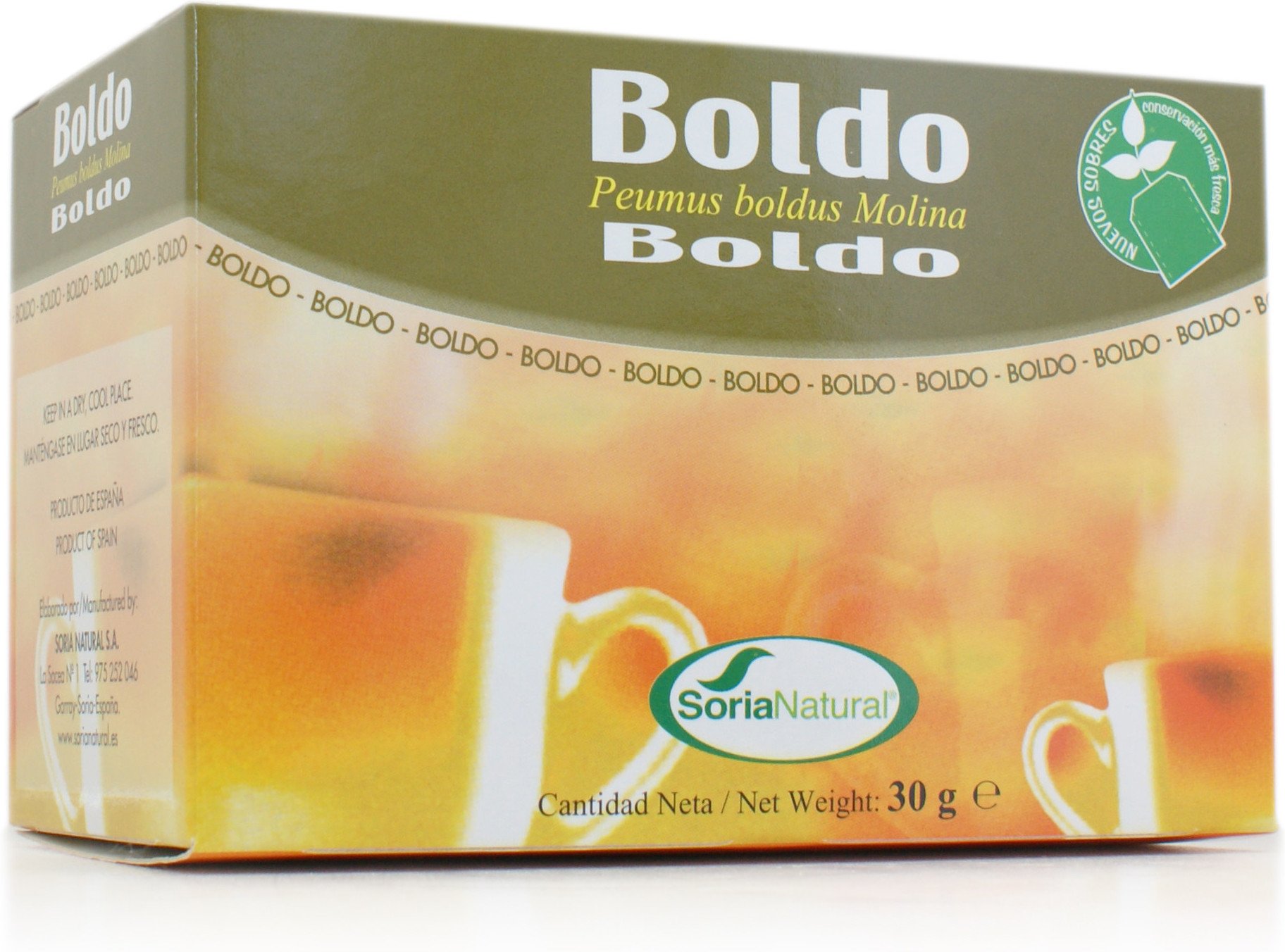 Soria Natural Boldo 20 Filtros Soria Natural Boldo 20 Filtros