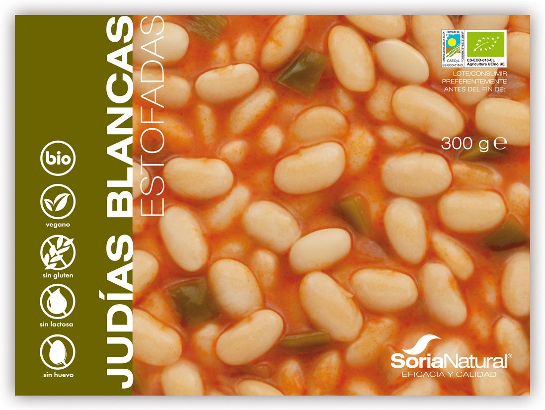 Soria Natural Judias Blancas Estofadas Bio Soria Natural Judias Blancas Estofadas Bio