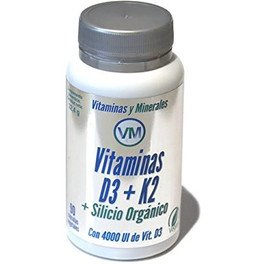 Ynsadiet Vitamina D3 + K2 + Silício Orgânico 90 Cápsulas