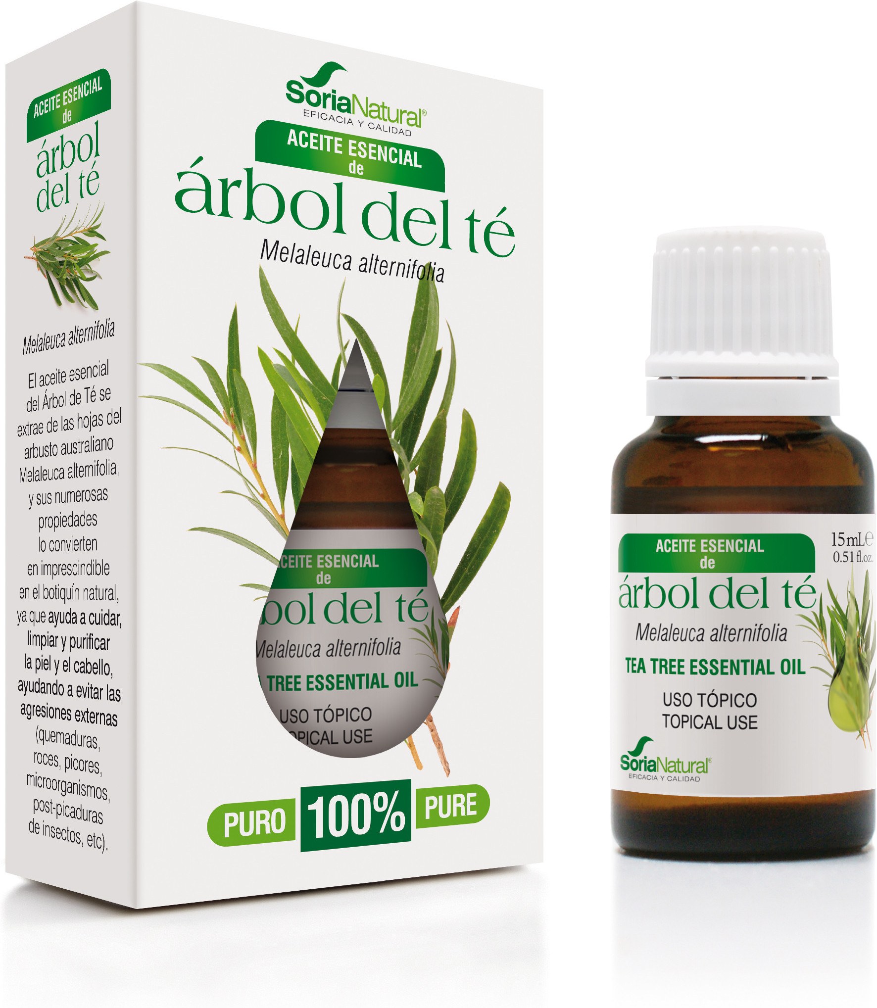 Soria Natural Aceite De Arbol Del Te 15 Ml Soria Natural Aceite De Arbol Del Te 15 Ml