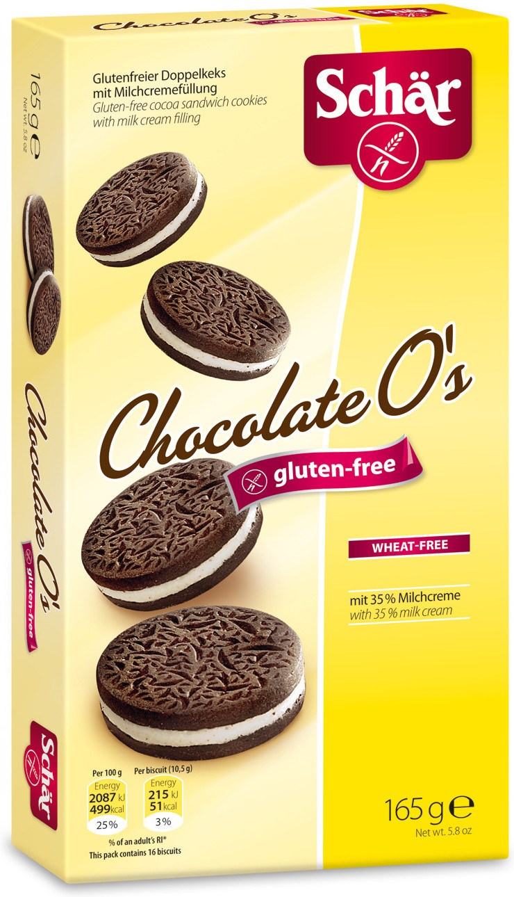 Dr. Schar Chocolate O's 165g Dr. Schar Chocolate O's 165g