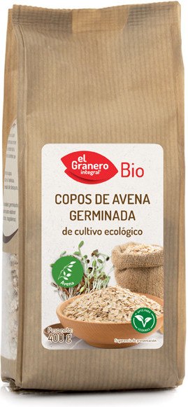 El Granero Integral Copos Avena Germinada Bio 400 Gr El Granero Integral Copos Avena Germinada Bio 400 Gr