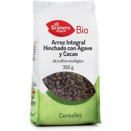 El Granero Integral Arroz Integral Hinchado Con Agave Y Cacao Bio 350g