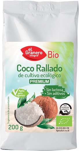 El Granero Integral Coco Rallado Bio 200 Gr El Granero Integral Coco Rallado Bio 200 Gr