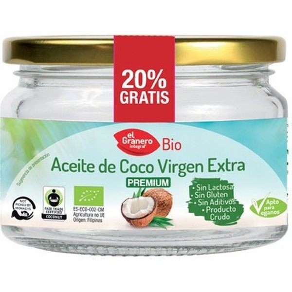 El Granero Integral Aceite De Coco Virgen Extra Bio 250 Ml
