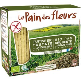 Le Pain Des Fleurs Pan De Flores Con Lentejas Verdes Sin Gluten Bio