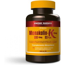 Enzimesab Monakolin K+q10+d3 30 Capsulas