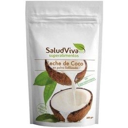 Salud Viva Lait de Coco Lyophilisé en Poudre 2oo Gr. Eco
