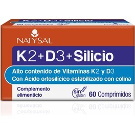 Natysal Vitamina K2+d3+silicio 60 Comp