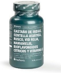 Herbora Castaño De Indias, Centella, Rusco, Vid 60 Caps Herbora Castaño De Indias, Centella, Rusco, Vid 60 Caps
