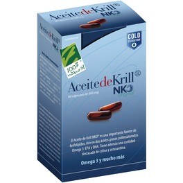100% Natural Aceite De Krill Nko 80 Cap De 500 Mg
