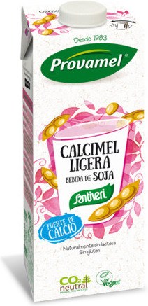 Santiveri Bebida Soja Calcimel Ligera 1 Litro Santiveri Bebida Soja Calcimel Ligera 1 Litro