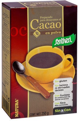 Santiveri Cacao En Polvo Sin Azucar 250 Gramos Santiveri Cacao En Polvo Sin Azucar 250 Gramos